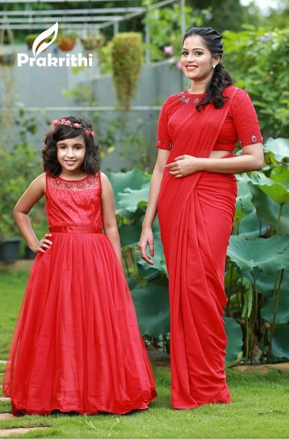 Mother Daughter Combo Dresses 4