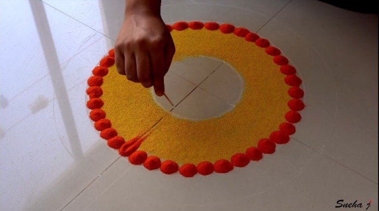 Beautiful Rangoli Design 4