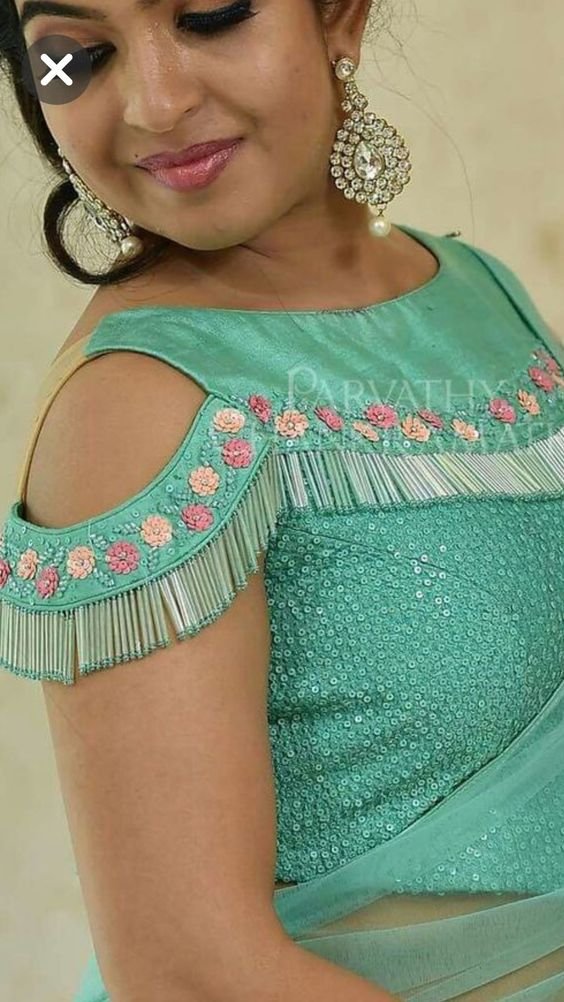 Saree Blouse Sleeve Designs 5