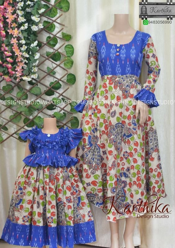 Mother Daughter Combo Dresses 6