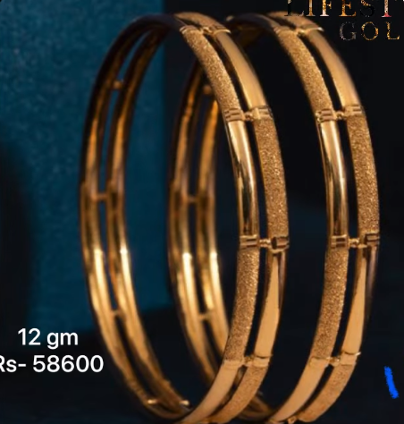 Latest Gold Bangles Designs 6