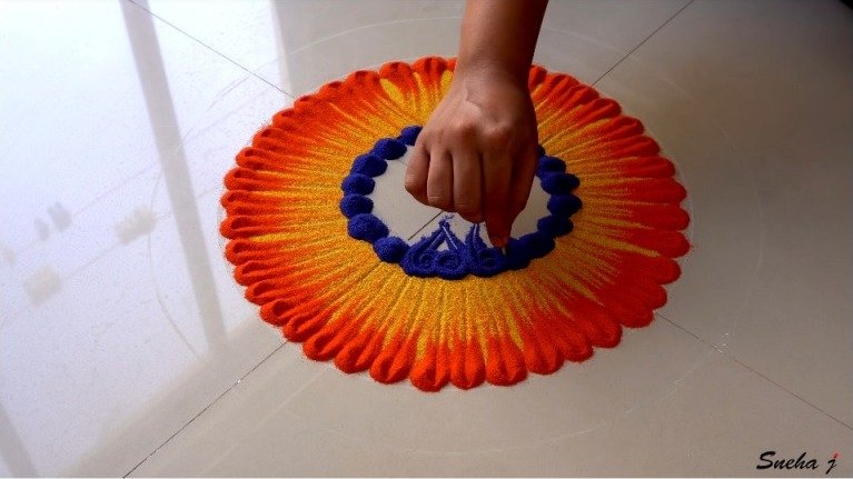 Beautiful Rangoli Design 6