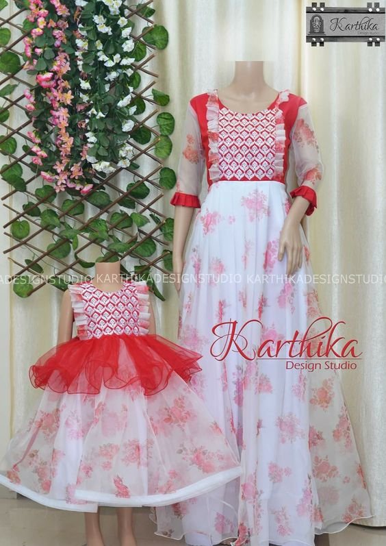 Mother Daughter Combo Dresses 7