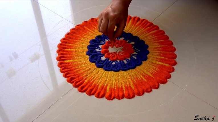 Beautiful Rangoli Design 7