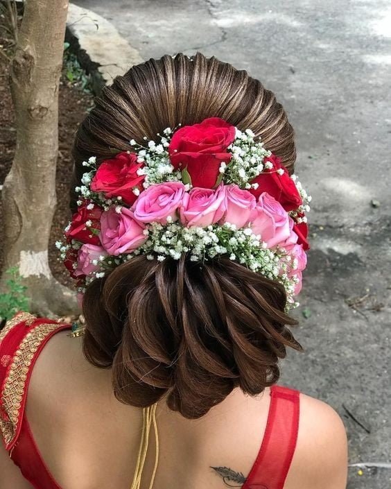 Indian Bridal Hairstyles Ideas in 2022 8