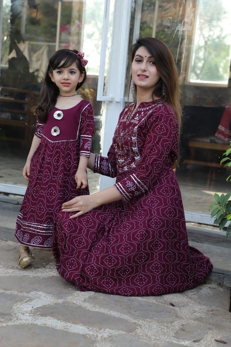 Mother Daughter Combo Dress 9