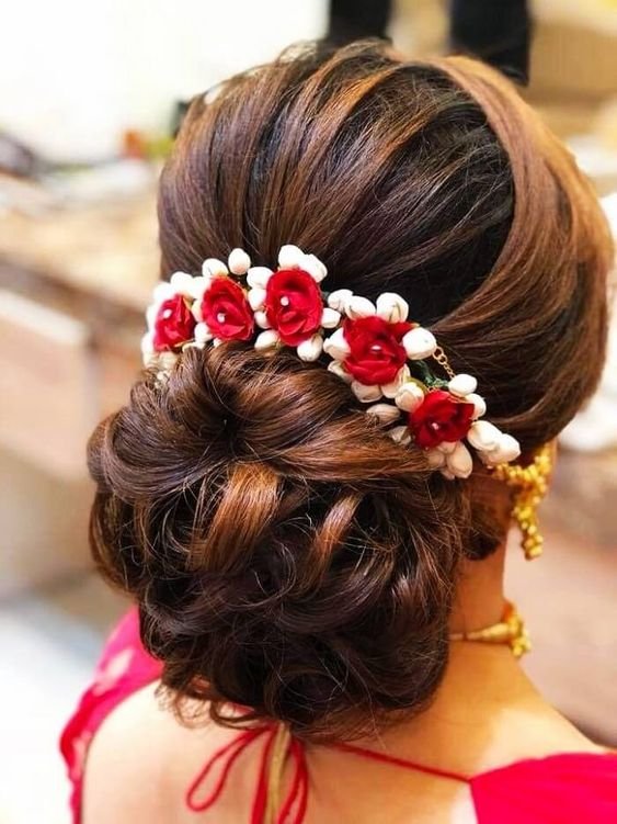 Indian Bridal Hairstyles Ideas in 2022 9