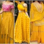Haldi Outfit Ideas for Bride a1