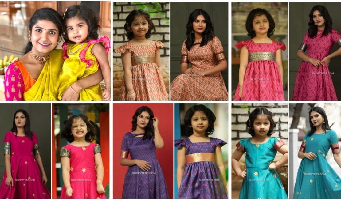 Mother and Daughter Matching Dresses a1