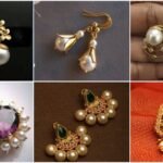 Traditional Pearl and Gold Earrings Designs a1