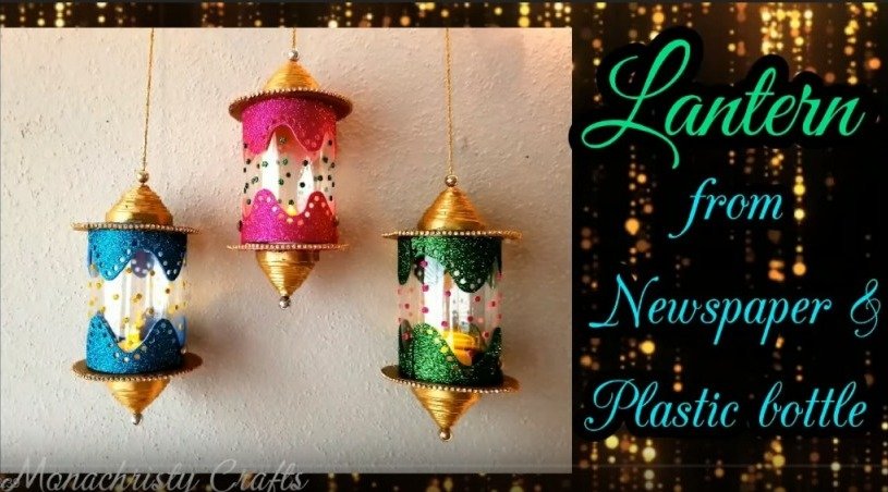 Diwali Lantern from Plastic Can 1