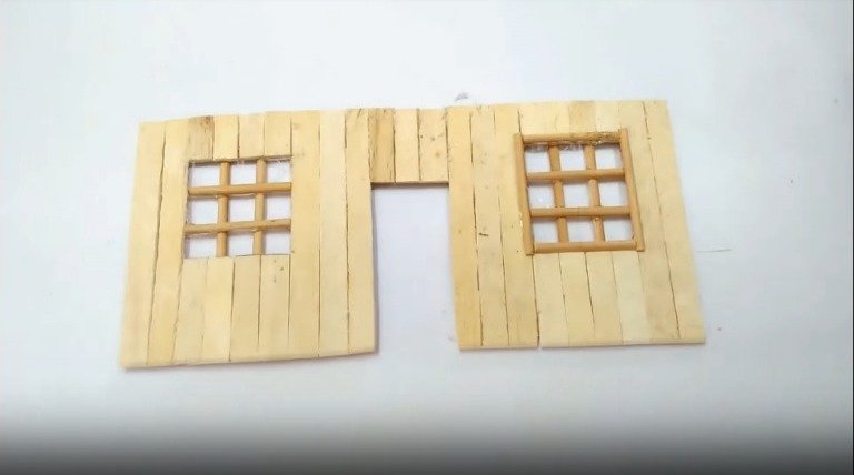 Popsicle Stick House 10