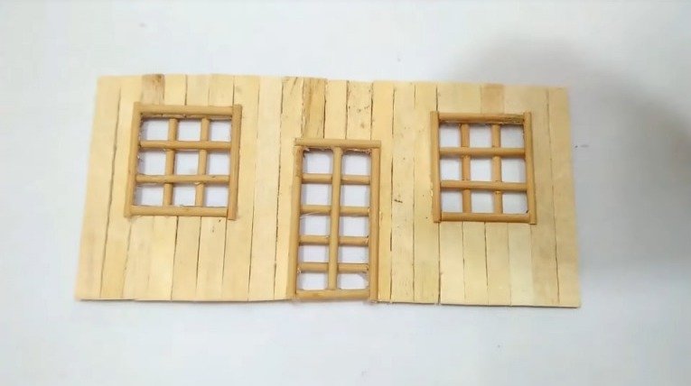 Popsicle Stick House 11