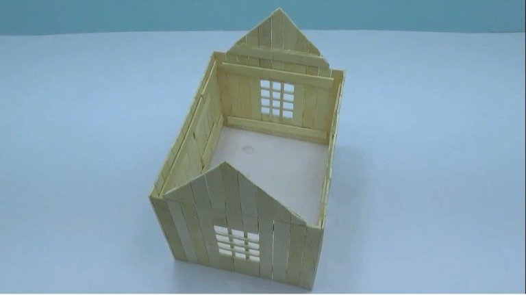 Popsicle Stick Garden Villa 11