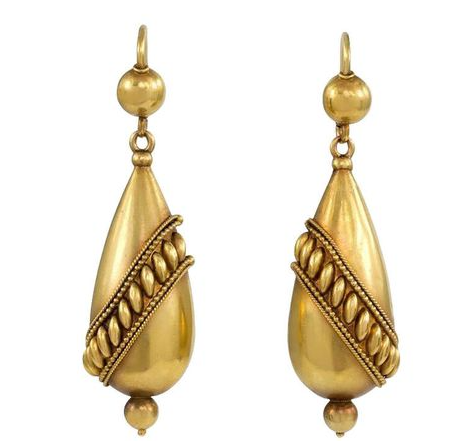 Gold Earring Designs 15
