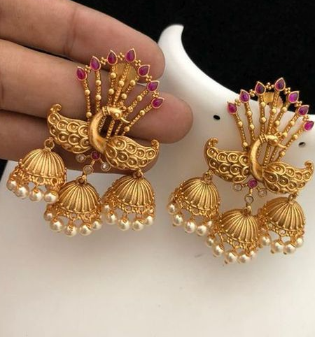 Gold Earring Designs 18