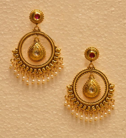 Gold Earring Designs 2