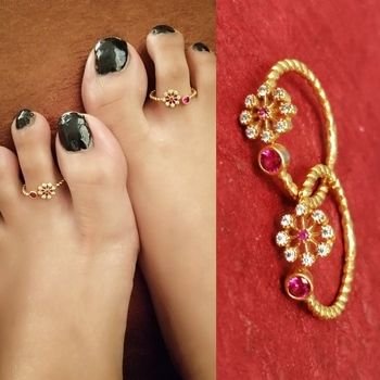 Silver Toe Ring Design Collection 21