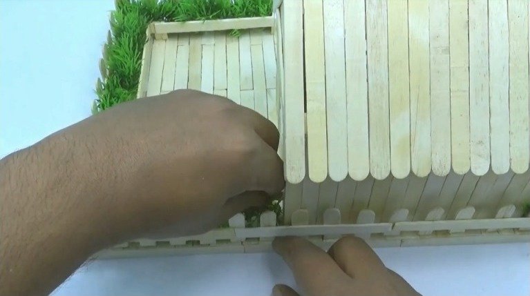 Popsicle Stick Garden Villa 22