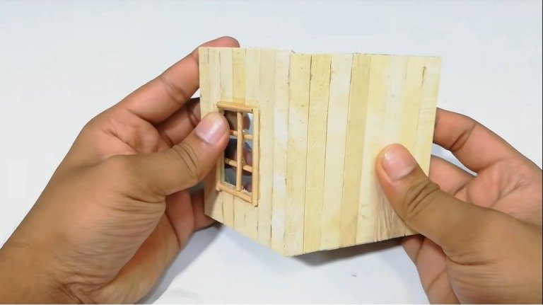 Popsicle Stick House 23