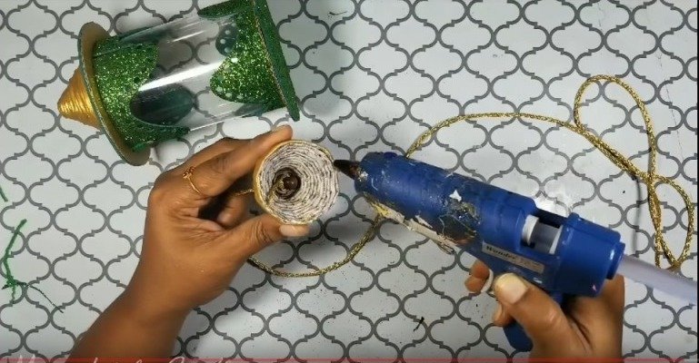 Diwali Lantern from Plastic Can 24
