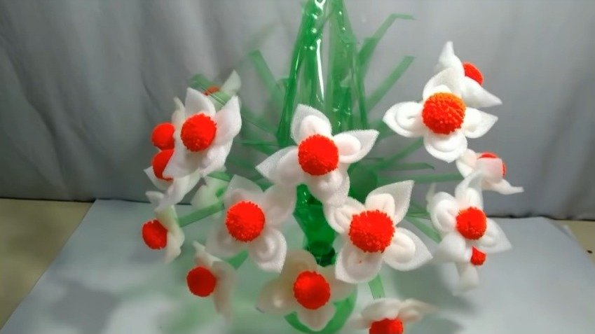 Flower Pot from Plastic Bottle 24
