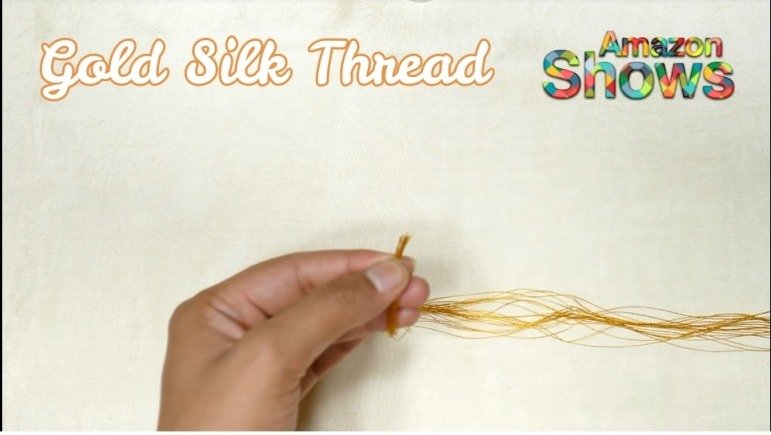 Silk Thread Earrings 3