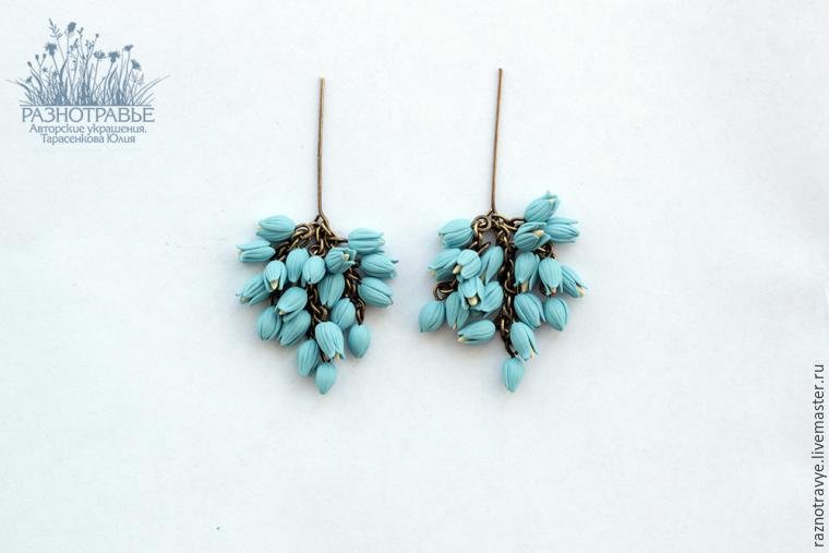 Earrings of Polymer Clay 30
