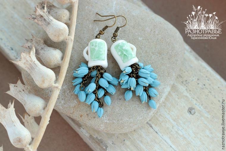 Earrings of Polymer Clay 32