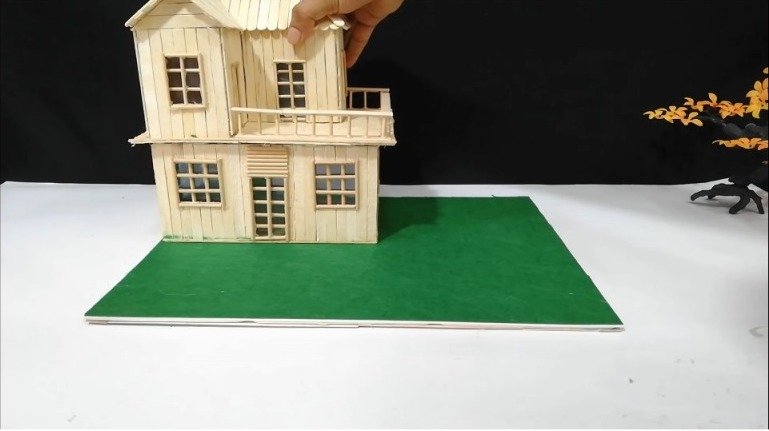 Popsicle Stick House 35