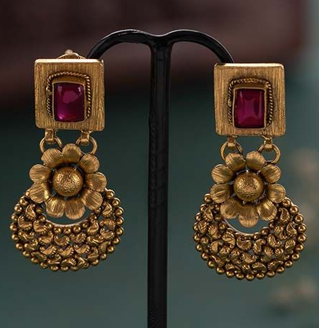 Gold Earring Designs 4