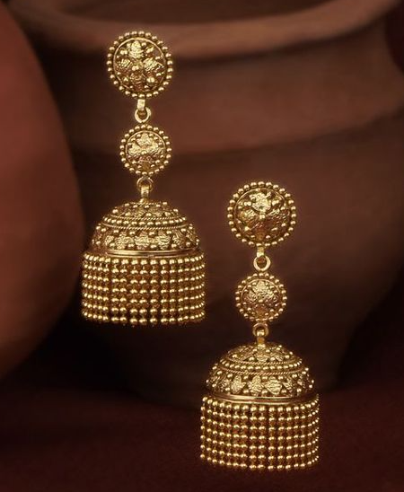 Gold Earring Designs 7