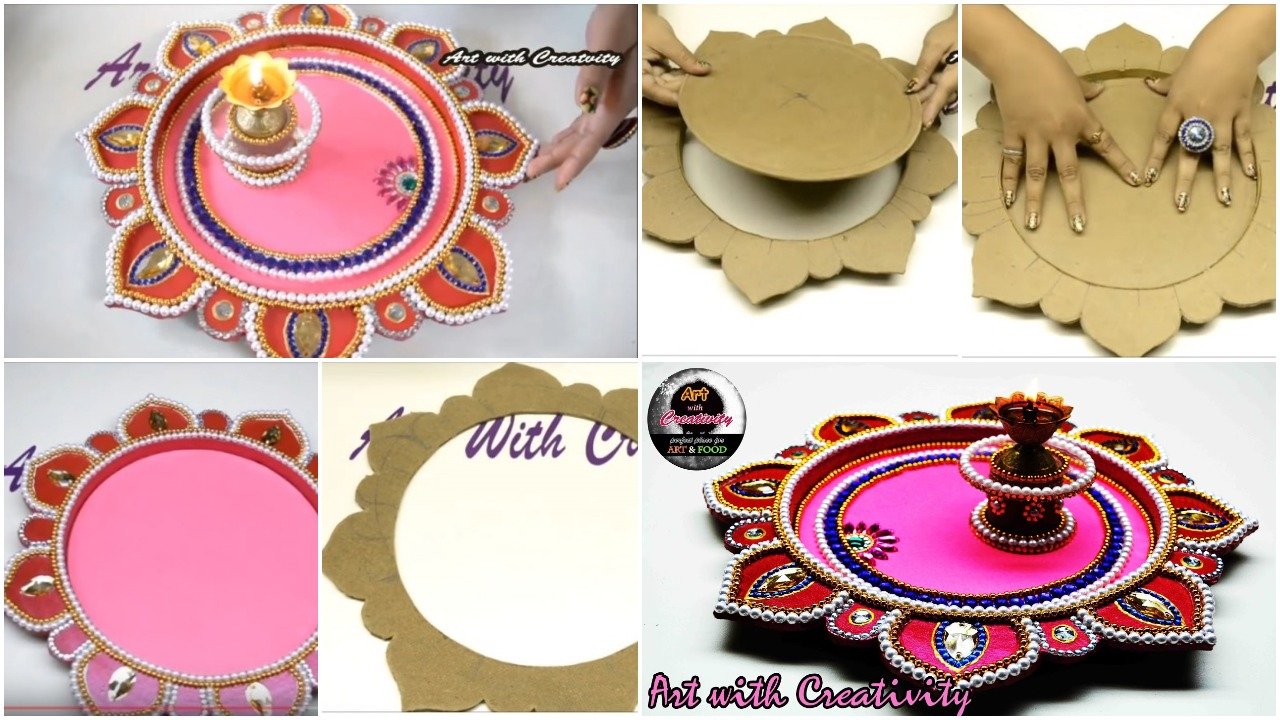 Decorated Pooja Thali a1