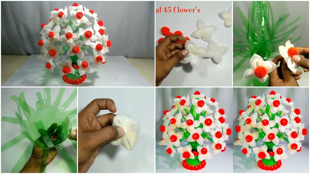 Flower Pot from Plastic Bottle a1