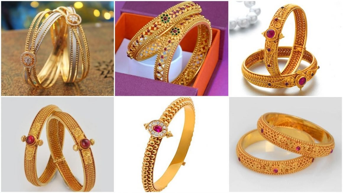 Gold Bangles a1