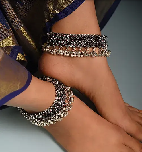 Silver Anklets 12