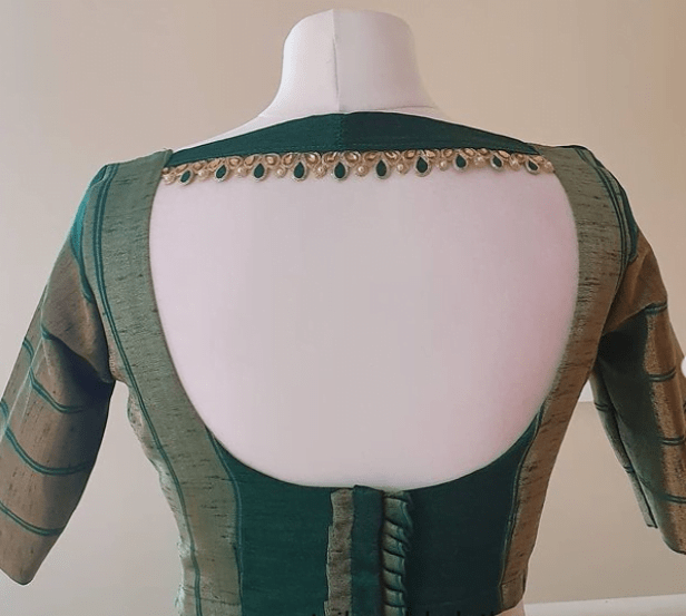 Blouse Back Neck Design 6