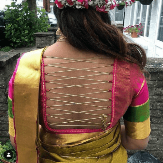 blouse back neck designs 7