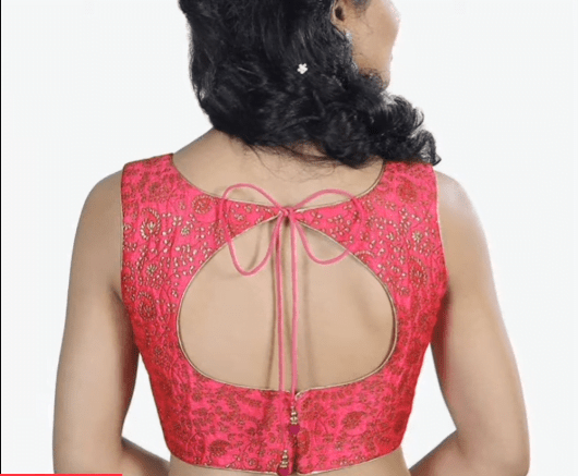 Blouse Back Neck Design 12