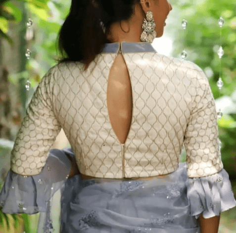 Blouse Back Neck Designs 3