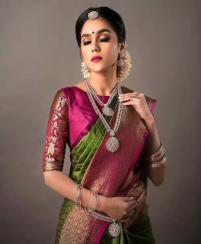 Silk Saree Blouse Designs 6