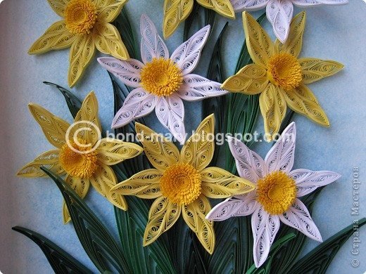 Quilling Daffodils 3