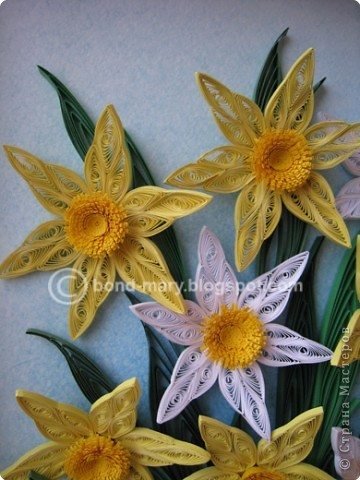 Quilling Daffodils 5