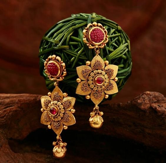 Gold Earring Design 13