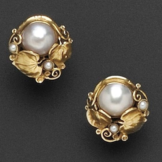 Pearl Earring Design 6