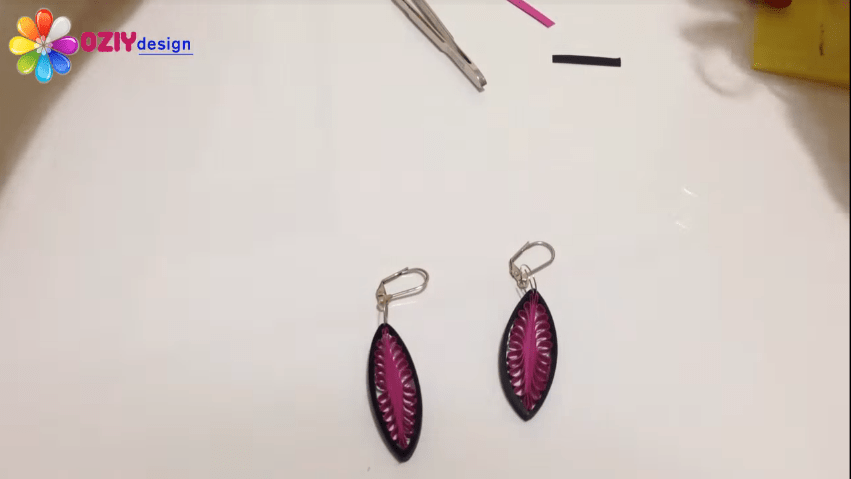 Quilling Earrings Drop 1