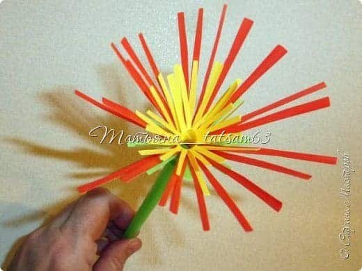 Fireworks Flower from Plastic Tubes 23
