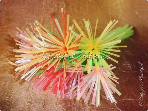 Fireworks Flower from Plastic Tubes 41