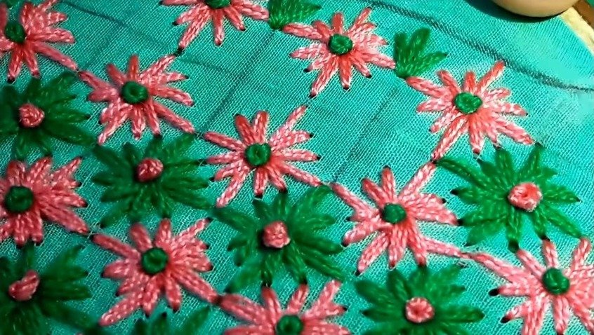 hand embroidery for kurti 3