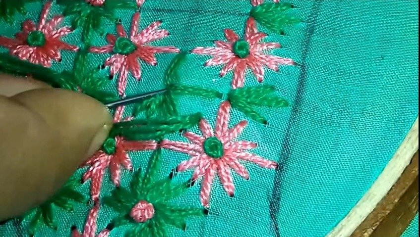 hand embroidery for kurti 5